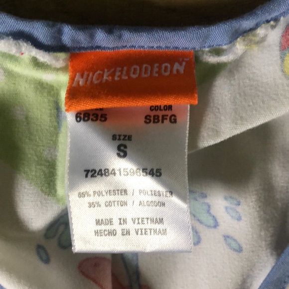 SpongeBob Squarepants scrub top - Picture 2 of 3